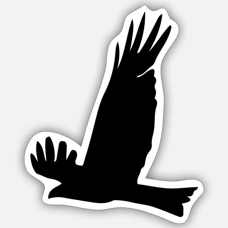 aigle - Sticker taille S (10 x 10 cm) - blanc mat