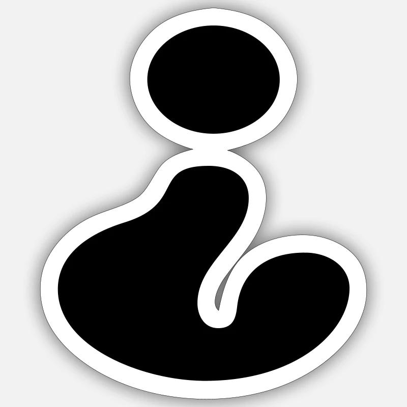 Question mark, spanish - Sticker size S (10 x 10 cm) - white matte