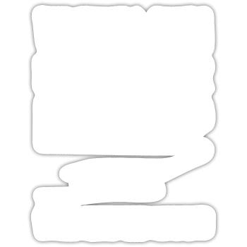 Gliding glider - Sticker size S (10 x 10 cm) - white matte - Front