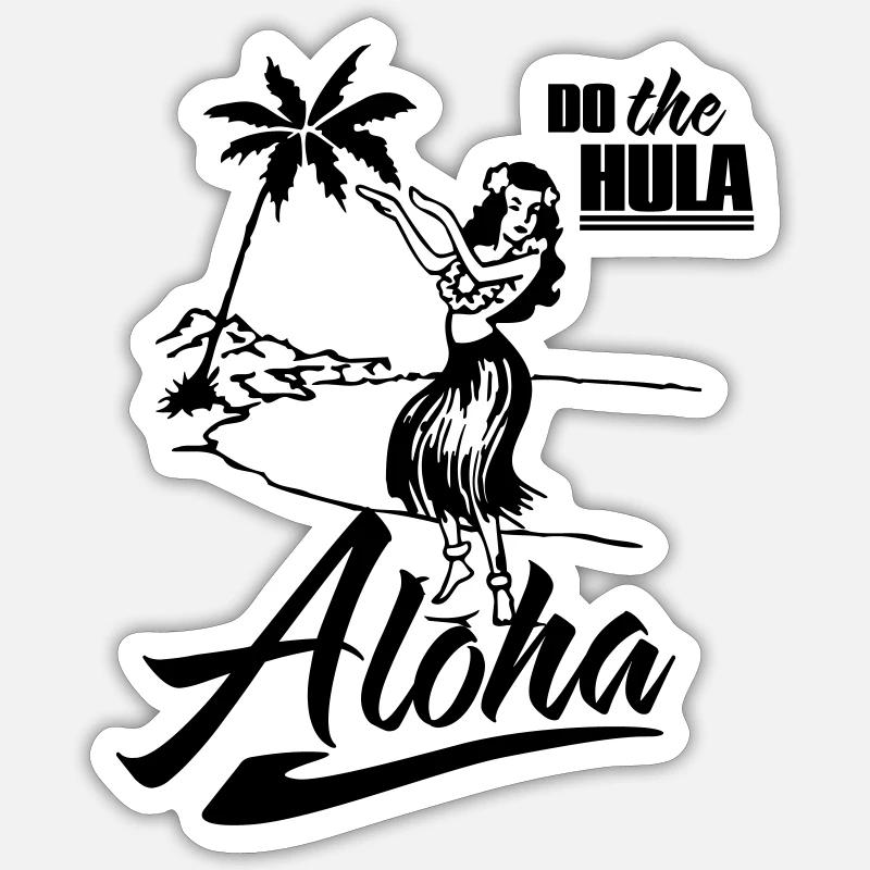 Aloha Sticker Größe S (10 x 10 cm)