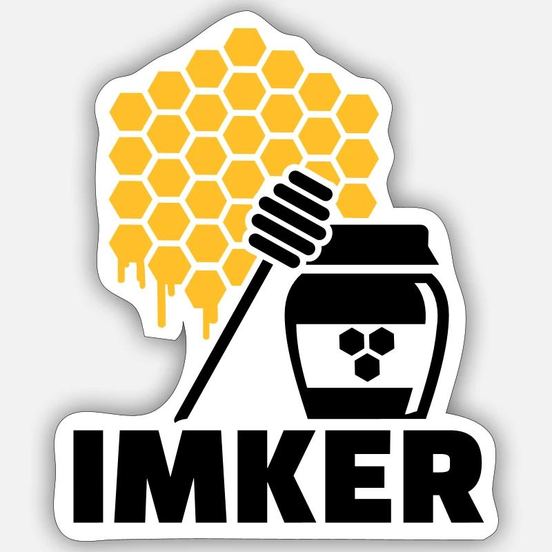 Imker Sticker Größe S (10 x 10 cm)