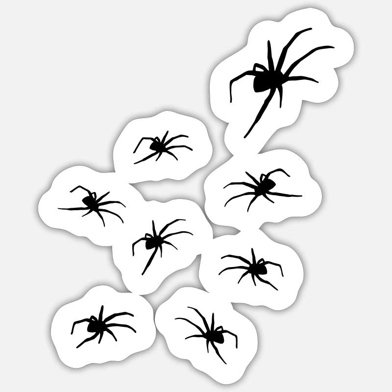 Spiders, Spider Horror - araignées Sticker taille S (10 x 10 cm)