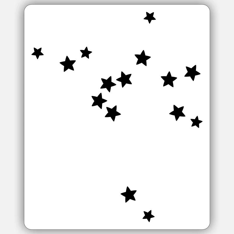 Sternbild Schütze Sticker Größe S (10 x 10 cm)