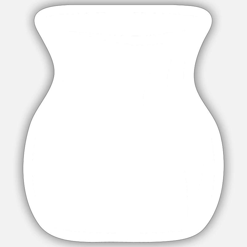 urne - Sticker taille S (10 x 10 cm) - blanc mat