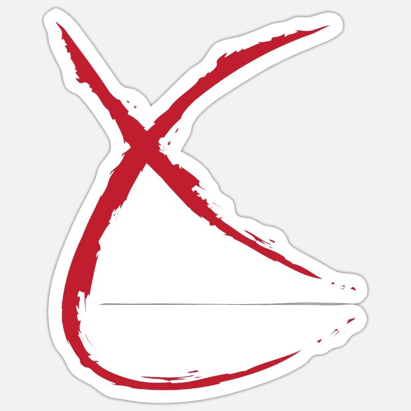 X network Sticker size S (10 x 10 cm)