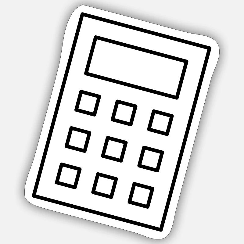 Calculator Sticker size S (10 x 10 cm)