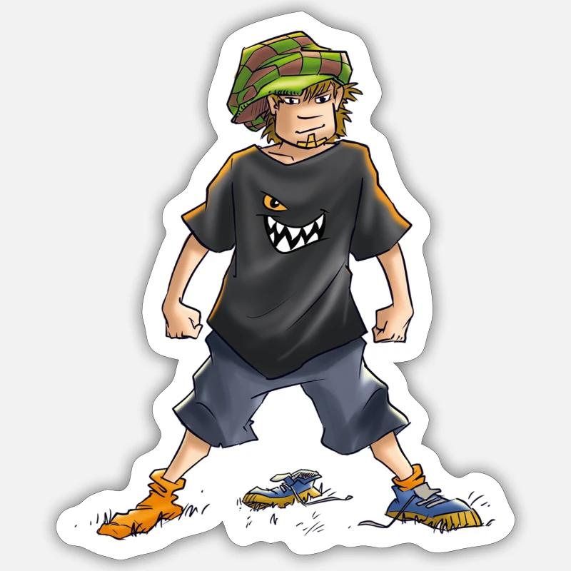 Die Wilden Kerle Juli Pose Sticker Größe S (10 x 10 cm)