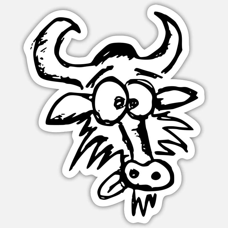GNU 001 Sticker size S (10 x 10 cm)