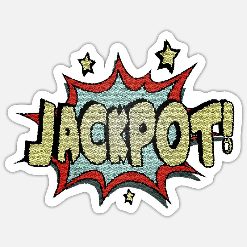 jackpot Sticker Größe S (10 x 10 cm)
