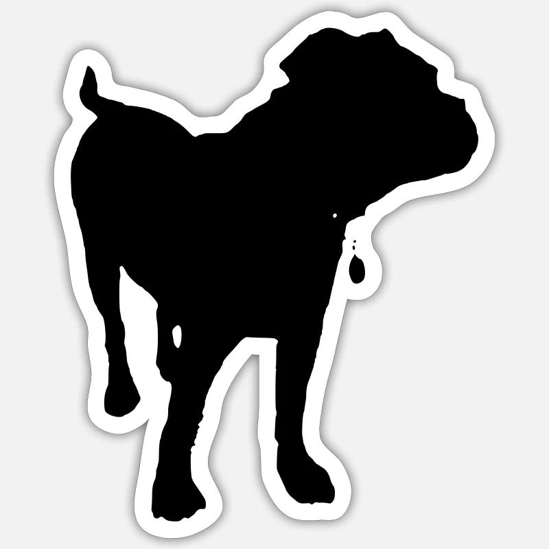 isyheadOEB - Sticker Größe S (10 x 10 cm) - Mattweiß