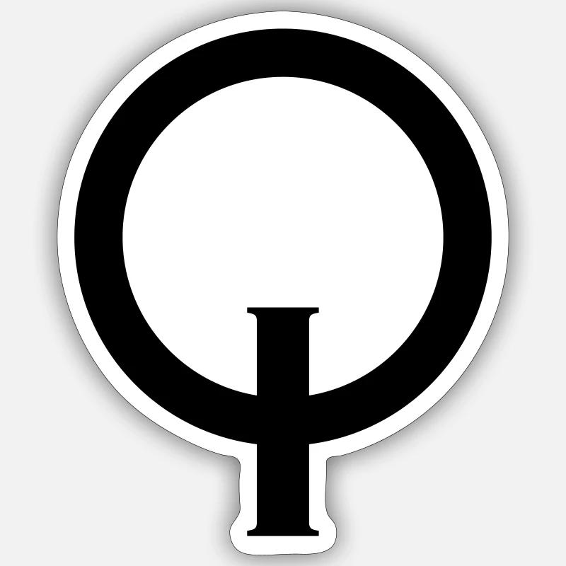 Optimist, Symbol, Opti, Segeln, Segelboot, Boot - Sticker Größe S (10 x 10 cm) - Mattweiß