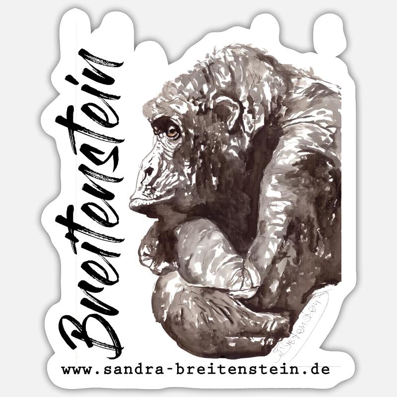 Keep Calm - Sticker Größe S (10 x 10 cm) - Mattweiß