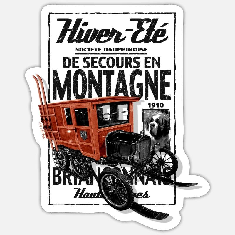 Mountain rescue Sticker size S (10 x 10 cm)