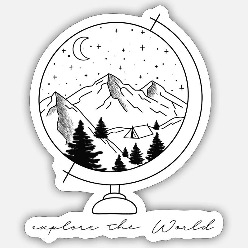 Sticker Größe S (10 x 10 cm) - 