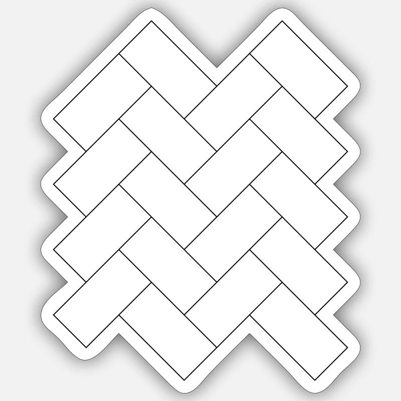 Brick Brick Sticker size S (10 x 10 cm)