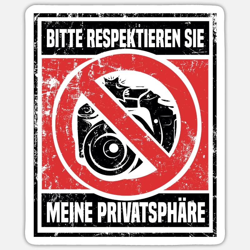 Privatsphäre Internet Datenschutzbeauftragter Sticker Größe S (10 x 10 cm)