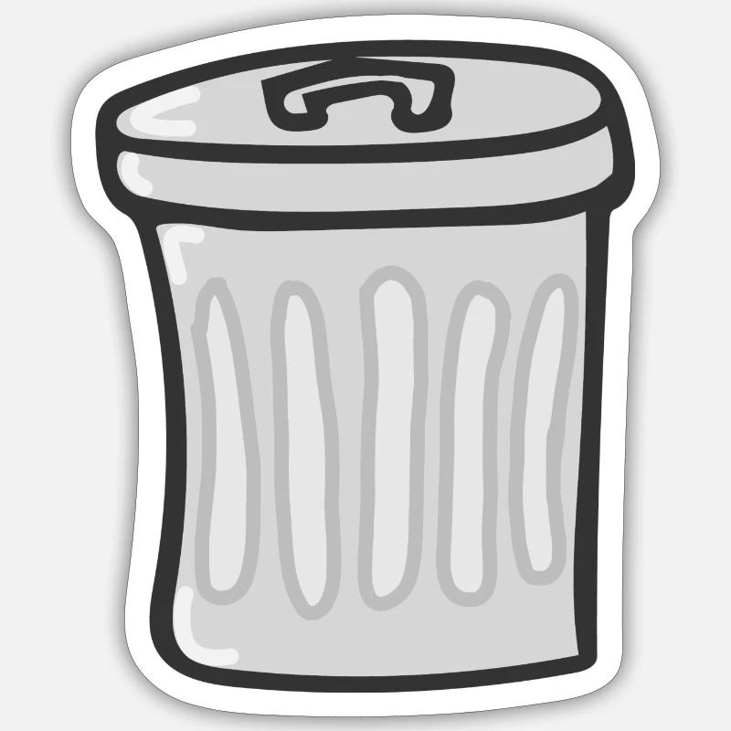 Trash Sticker size S (10 x 10 cm)