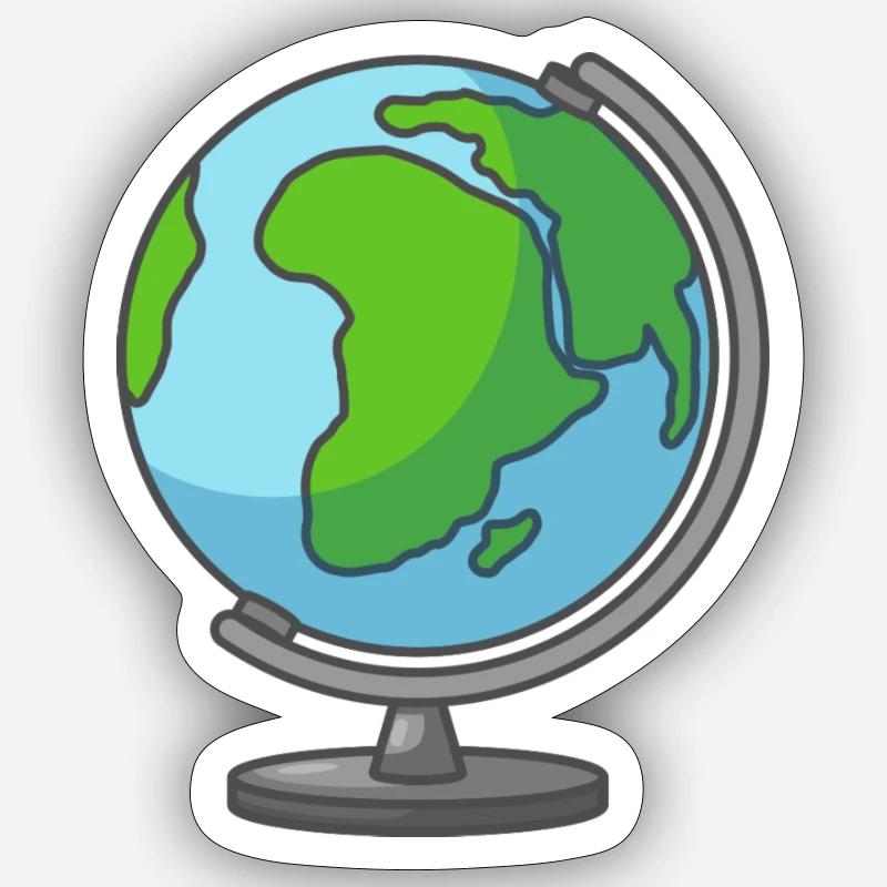 Globe Terre Monde Globe Globe Monde Globe monde Globe du monde Globe du monde Sticker taille S (10 x 10 cm)