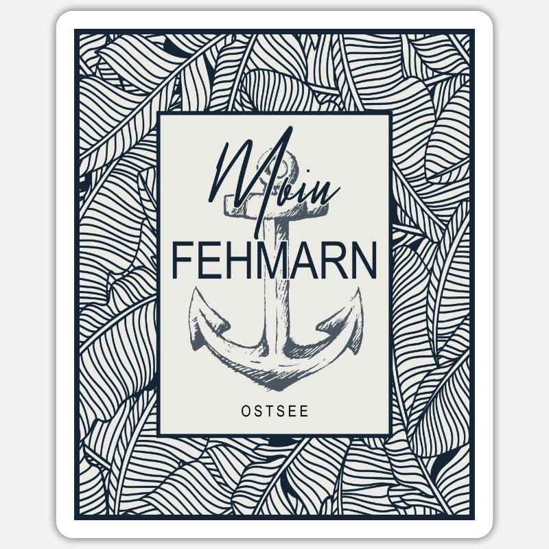 Fehmarn Sticker Größe S (10 x 10 cm)