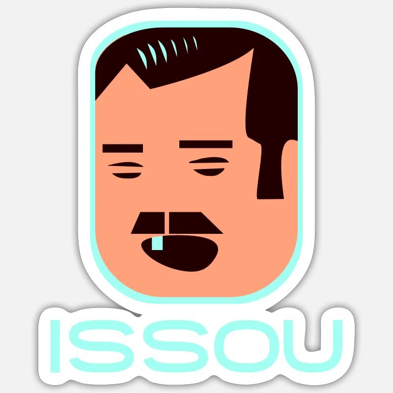 Issou - El risitas Sticker taille S (10 x 10 cm)