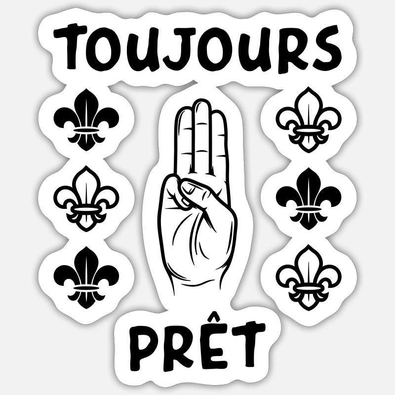 Sticker taille S (10 x 10 cm) - 