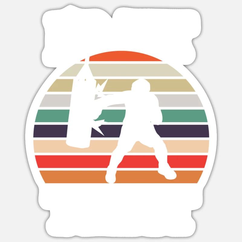 Boxen Boxer Boxerin Boxkampf Boxtraining Sticker Größe S (10 x 10 cm)
