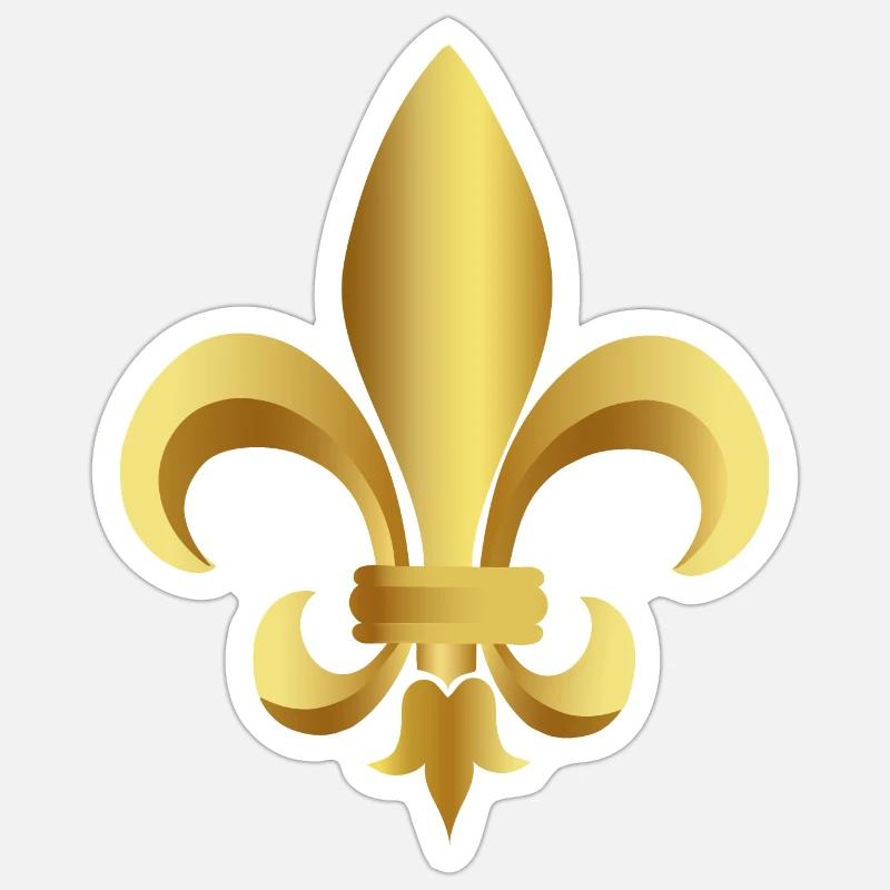 Fleur-de-lis Sticker size S (10 x 10 cm)