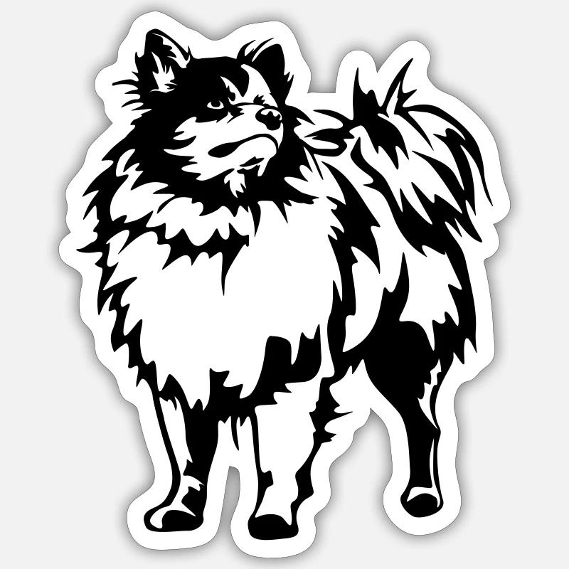 Spitz Sticker Größe S (10 x 10 cm)