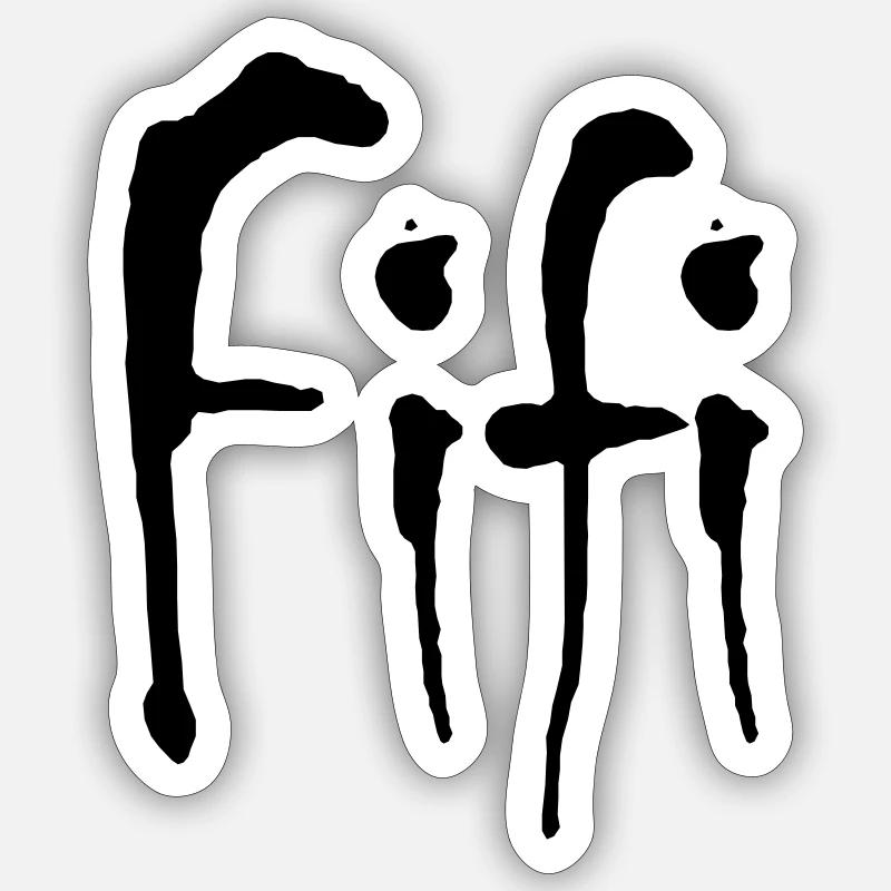 Fifi - Sticker taille S (10 x 10 cm) - blanc mat