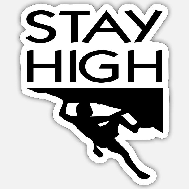 Escalade de bloc Sticker taille S (10 x 10 cm)