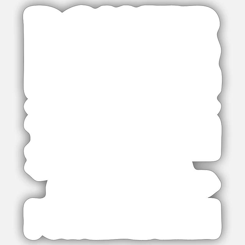 Triathlon de dynamophilie - Sticker taille S (10 x 10 cm) - blanc mat