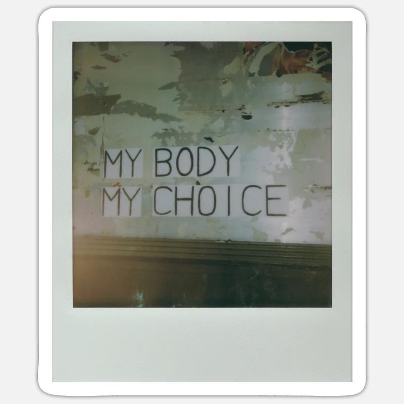 Mon corps Mon choix Sticker taille S (10 x 10 cm)