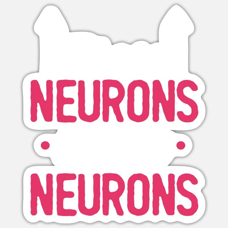 Thesis Neurons Study Neurons Sticker size S (10 x 10 cm)