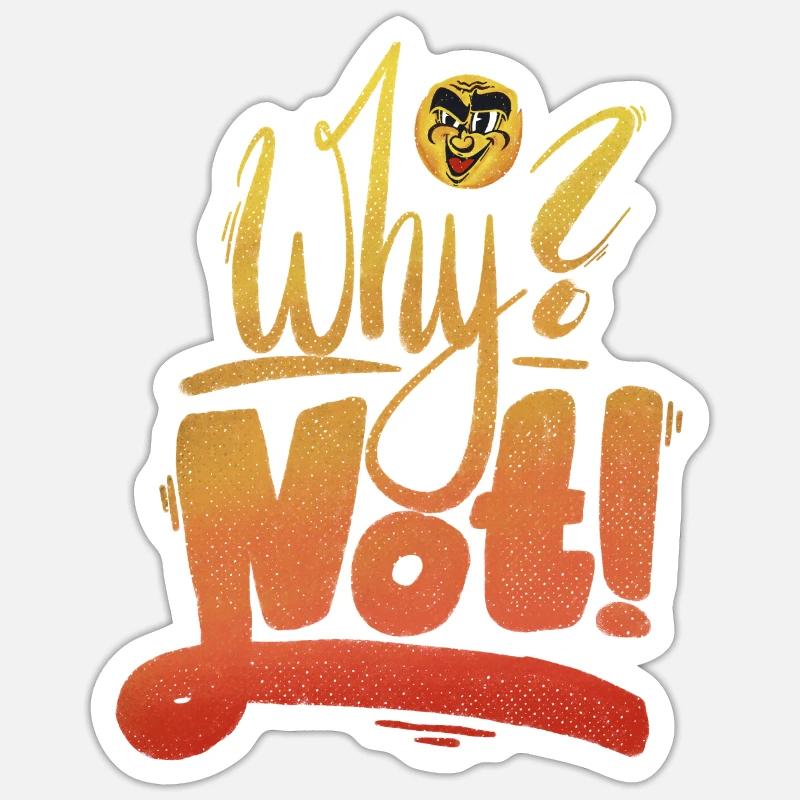 Pourquoi pas le point d’exclamation Sticker taille S (10 x 10 cm)