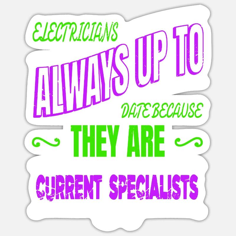 birthday present idea retired socket statement - Sticker size S (10 x 10 cm) - white matte