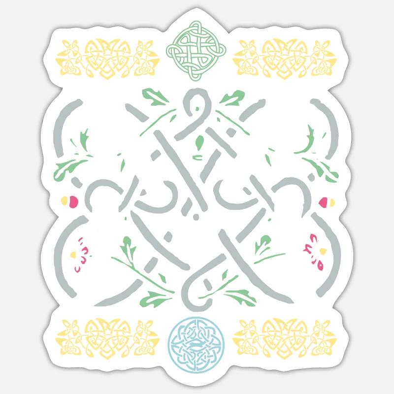 M - Sticker taille S (10 x 10 cm) - blanc mat