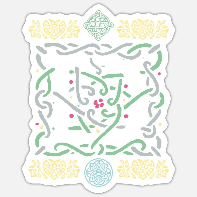 D - Sticker size S (10 x 10 cm) - white matte