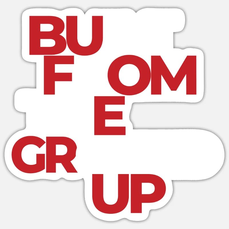 Construit à partir de zéro commerçant Sticker taille S (10 x 10 cm)