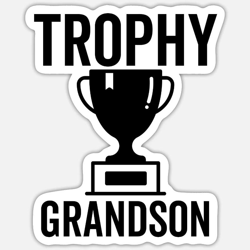 Trophäe Enkel Sticker Größe S (10 x 10 cm)