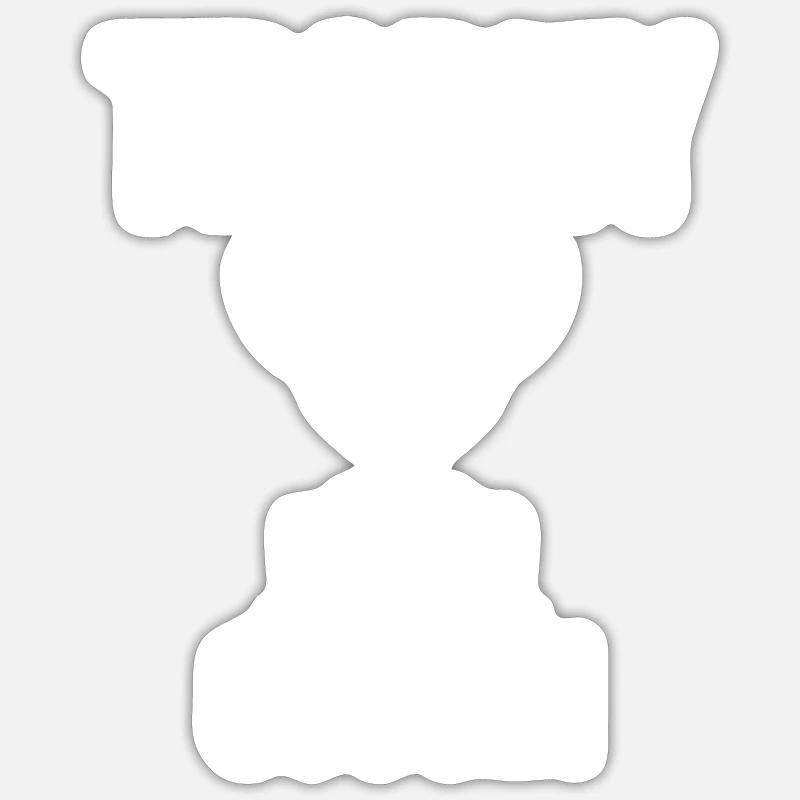 Trophy Cousin - Sticker size S (10 x 10 cm) - white matte