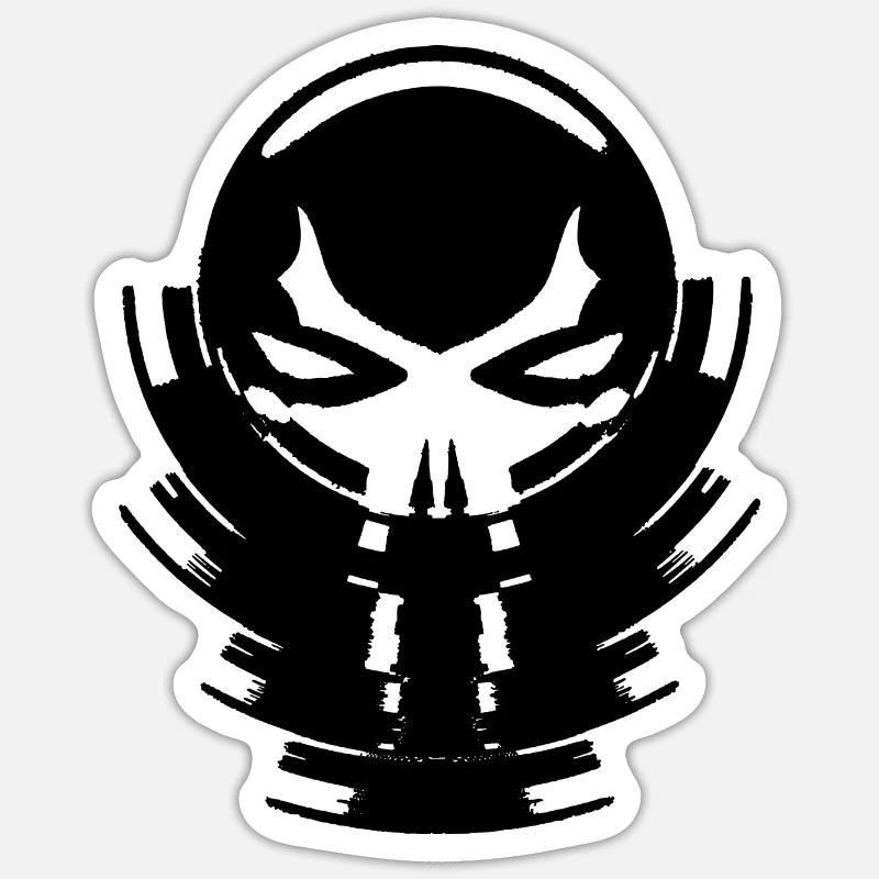 Little Devil - Sticker size S (10 x 10 cm) - white matte