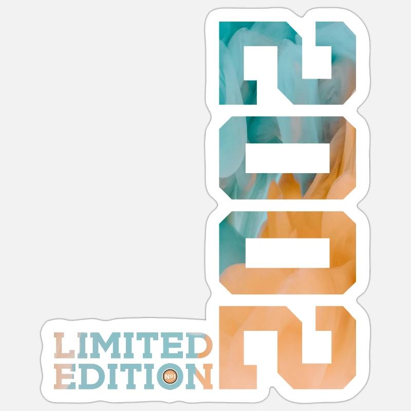 24E ANNIVERSAIRE ÉDITION LIMITÉE 2002 - Sticker taille S (10 x 10 cm) - blanc mat