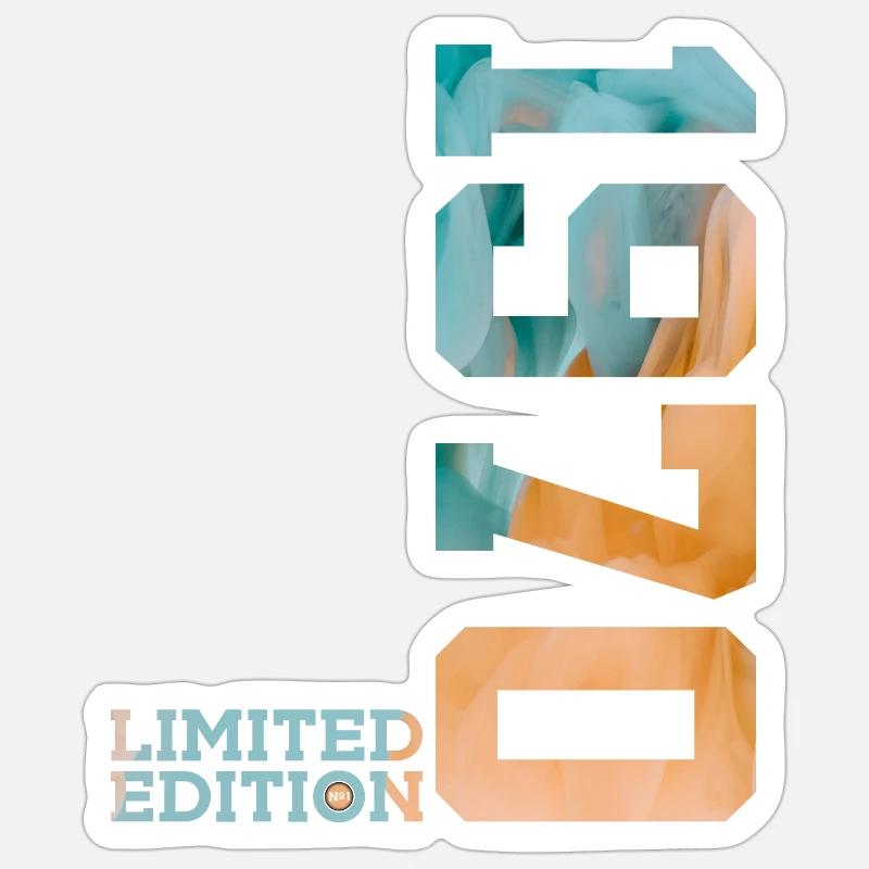 56º CUMPLEAÑOS EDICIÓN LIMITADA 1970 Pegatina