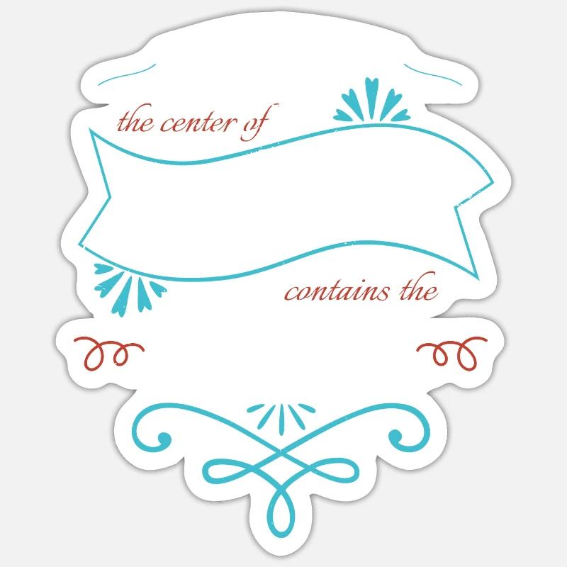astronomy stuff quote planets physics weightless - Sticker størrelse S (10 x 10 cm) - mat hvid