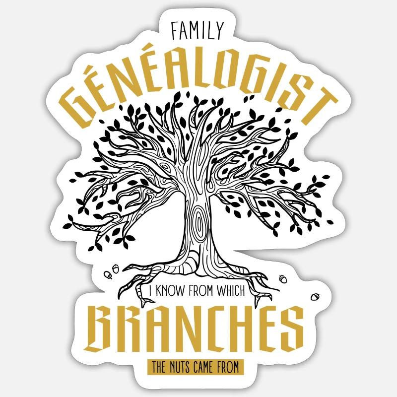 I know from which branches the nuts came from Sticker taille S (10 x 10 cm)