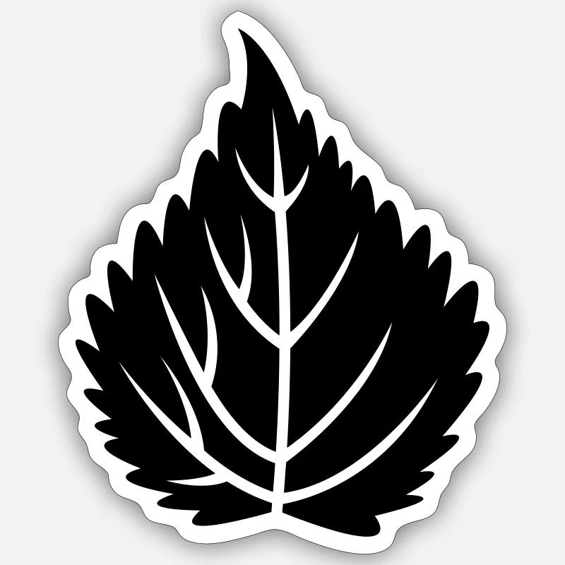 leaf 14 Sticker Größe S (10 x 10 cm)
