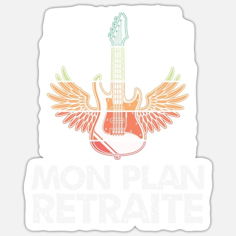 mon plan retraite Sticker taille S (10 x 10 cm)