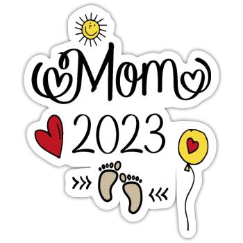 May 2023 - Sticker size S (10 x 10 cm) - white matte - Front