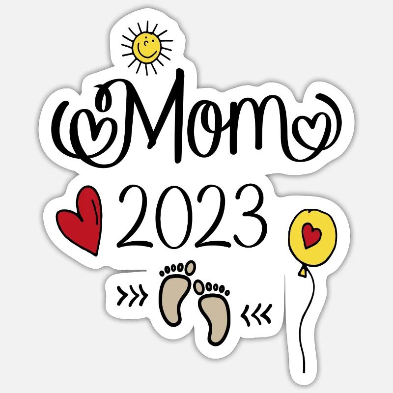 May 2023 - Sticker size S (10 x 10 cm) - white matte