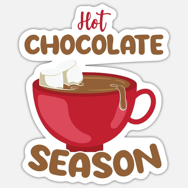 Cadeaux de Noël Noël - Sticker taille S (10 x 10 cm) - blanc mat